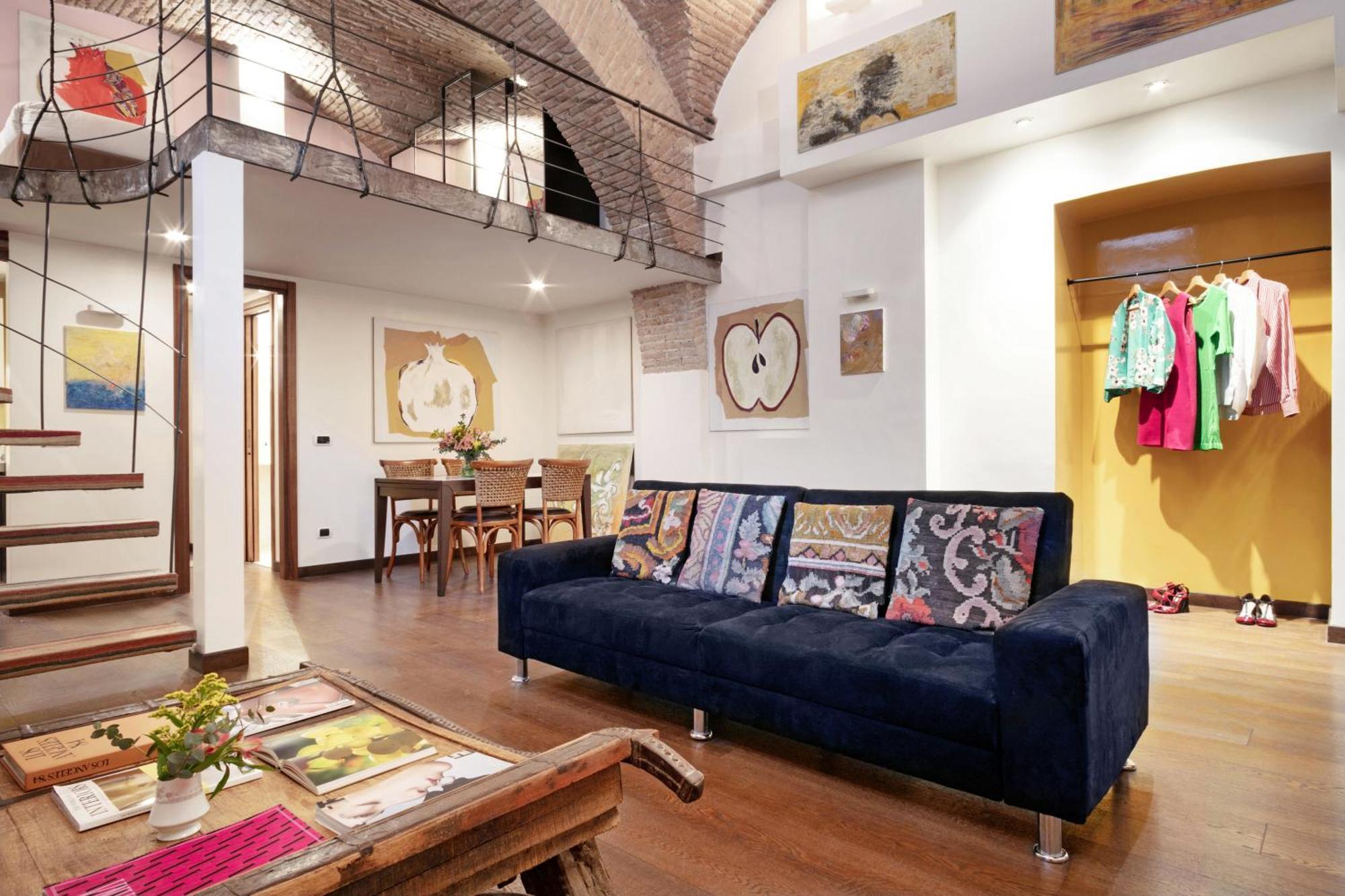 Сasa de vacaciones Trasteverehome - Artists Loft With Private Parking In Trastevere Roma